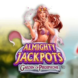 Almighty Jackpots: Garden of Persephone casino game by Novomatic – featured logo at Corgibet Casino