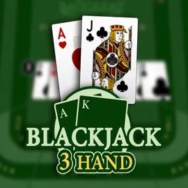 Blackjack 3H (Habanero) slot visual from Habanero available on corgibetcasinoo.es