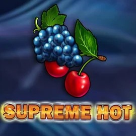 Supreme Hot online game logo by Amusnet Interactive on corgibetcasinoo.es